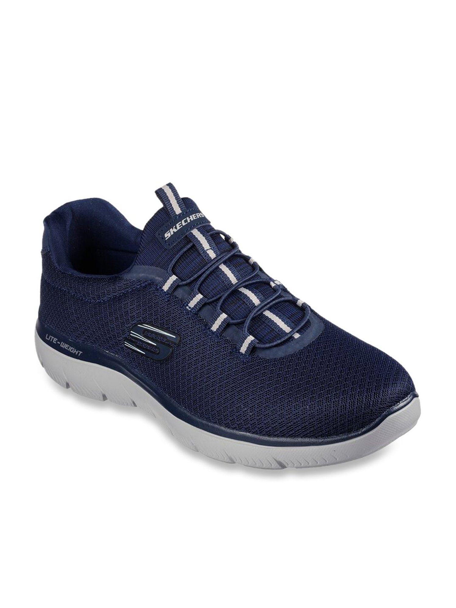Skechers Men's SUMMITS Navy Casual Slip On Shoe