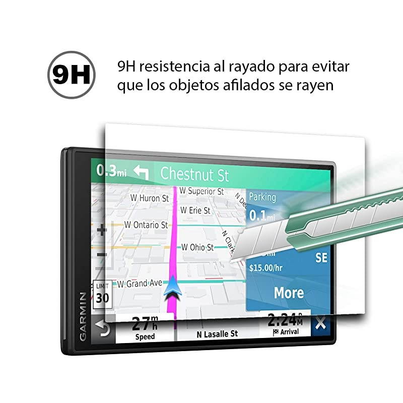 GPS System Accessories Navigation Display Tempered Glass Screen Protector for Garmin DriveSmart 55 55 Inch Touch Screen Protector AntiExplosion High Definition