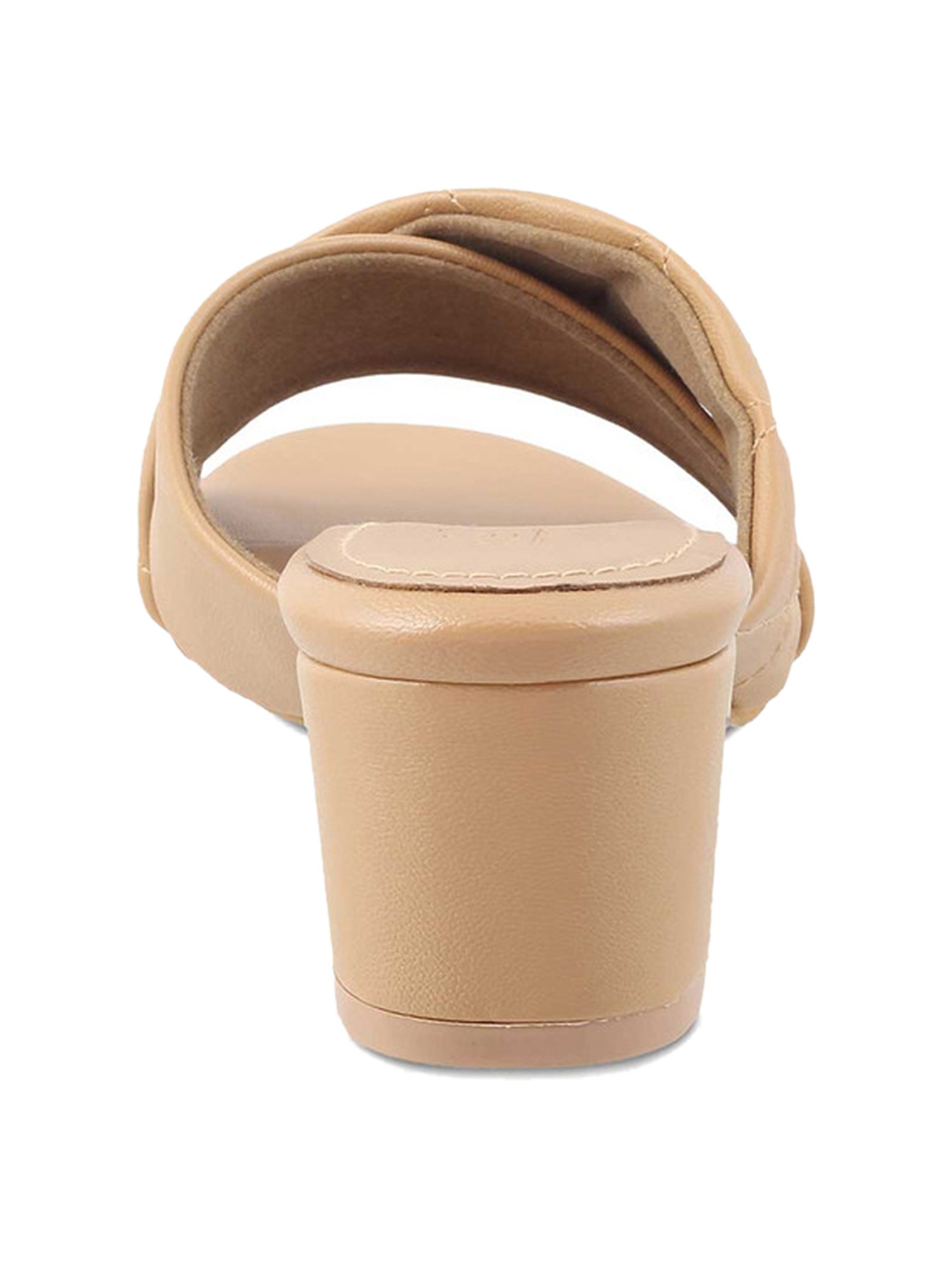 Tresmode Women's Beige Cross Strap Sandals