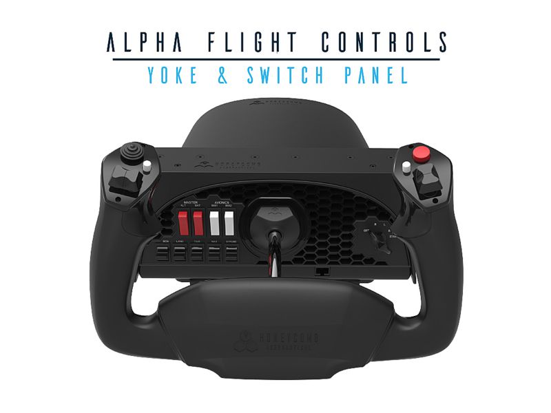 Honeycomb SB003011 Alpha Flight Controls Yoke & Switch Panel