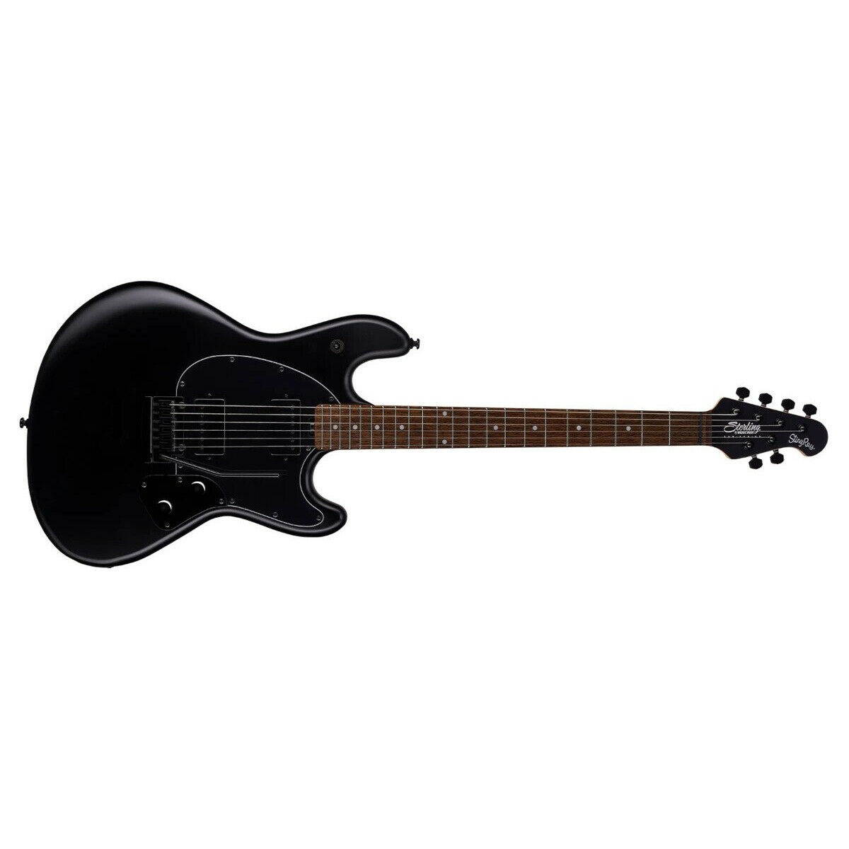 Sterling by Music Man Stingray SR30 Guitar, Laurel Fretboard, Stealth Black