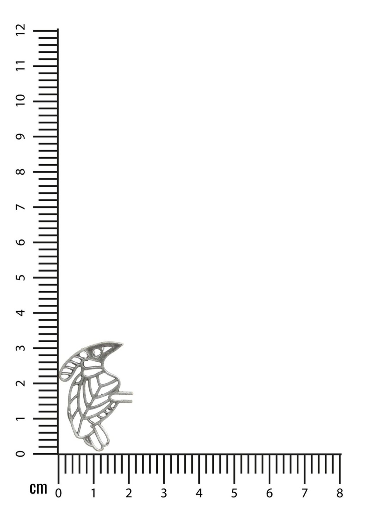 Aatmana Silver Look-Alike Dove Shaped Stud Earrings for Women