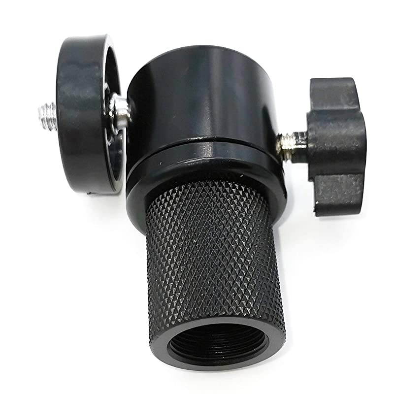 Microphone Mic Stand Tripod Mount Adapter with Locking Swivel Ball Head 58 27 to 14 20 for Gopro Digital Camera and Video Recorder