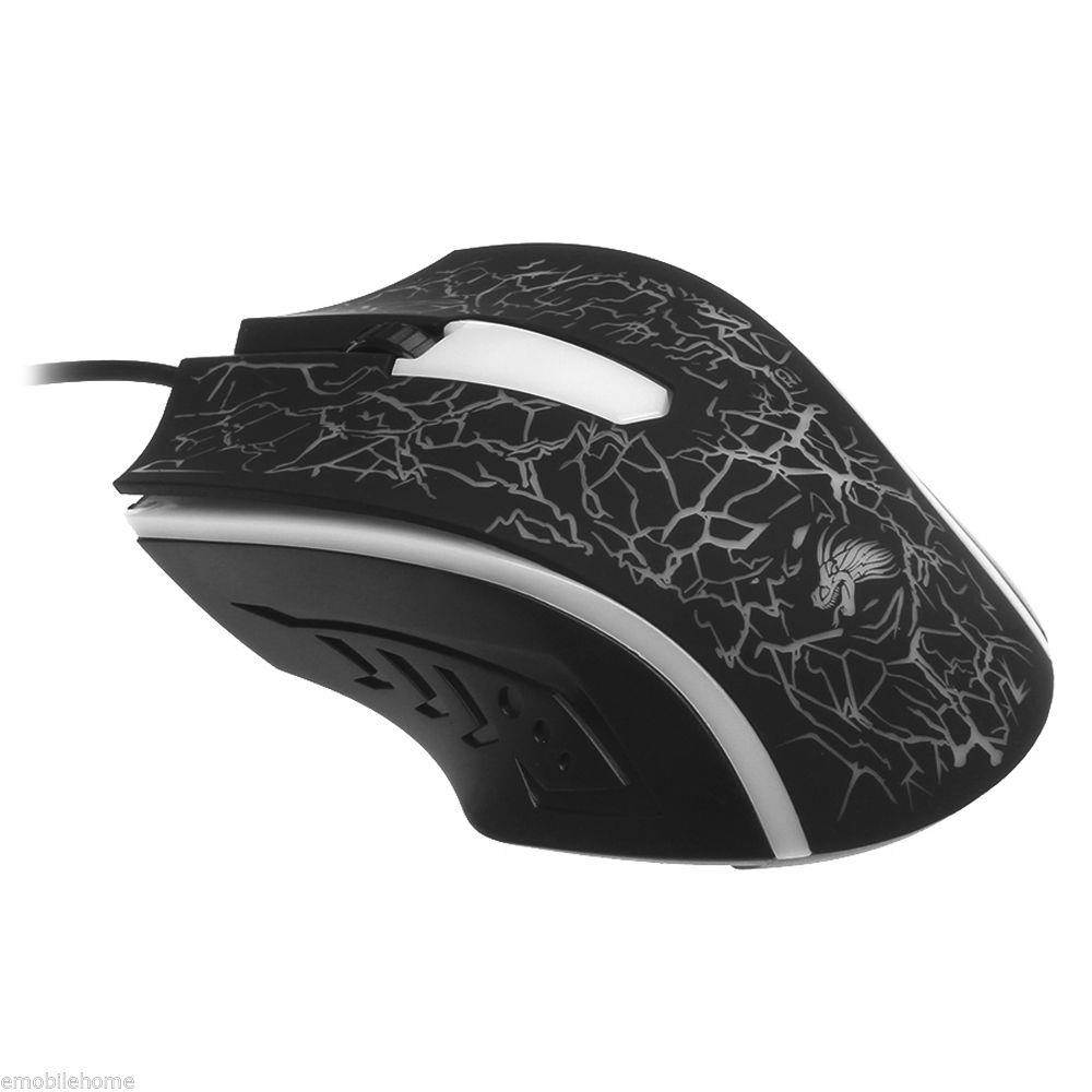 X7 USB Wired Optical 2400DPI Gaming Mouse Game Mice Ergonomic design LED backlit