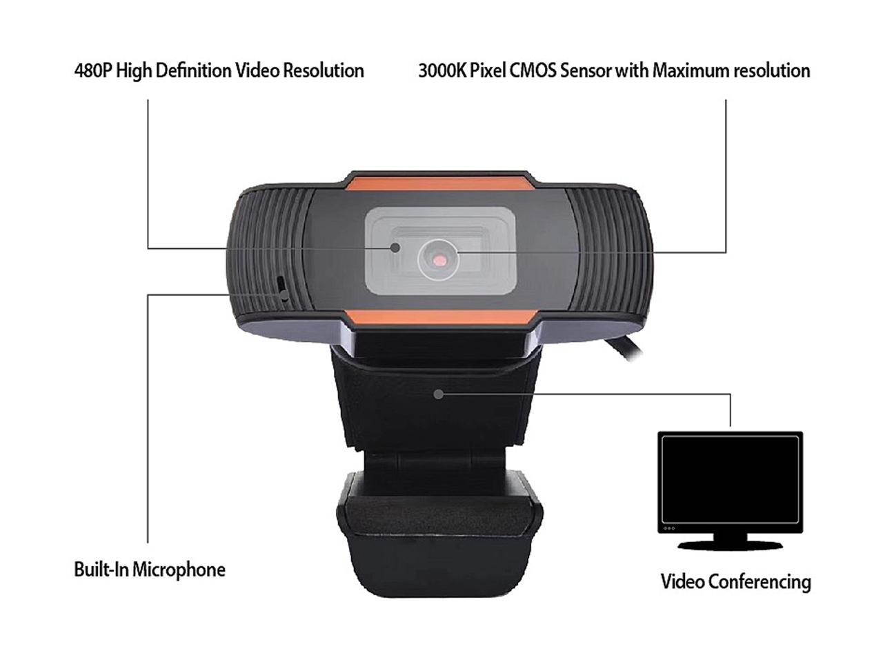 sakose CYBERTRACK H2 USB WebCam with Built-in Microphone
