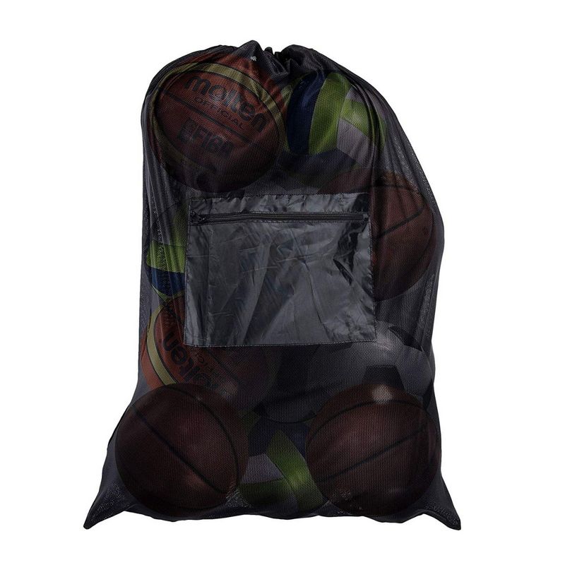 Juvale Large Mesh Basketball Equipment Soccer Ball Bag for Outdoor and Water Sports Gears, 29 x 41 in