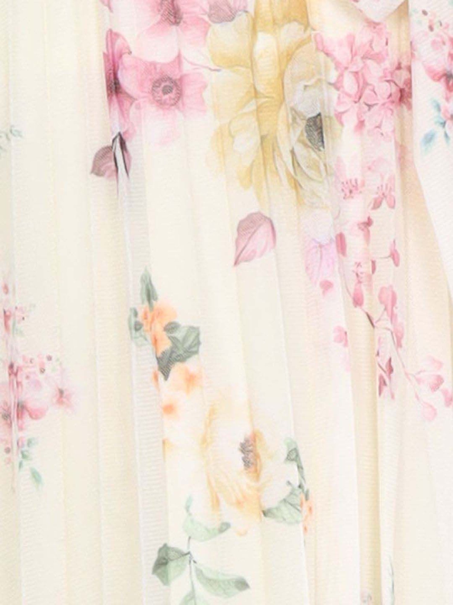 Peppermint Girls Yellow Floral Dress