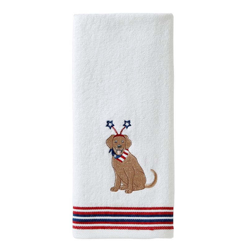 2pc Patriotic Pup Hand Towel Set - SKL Home
