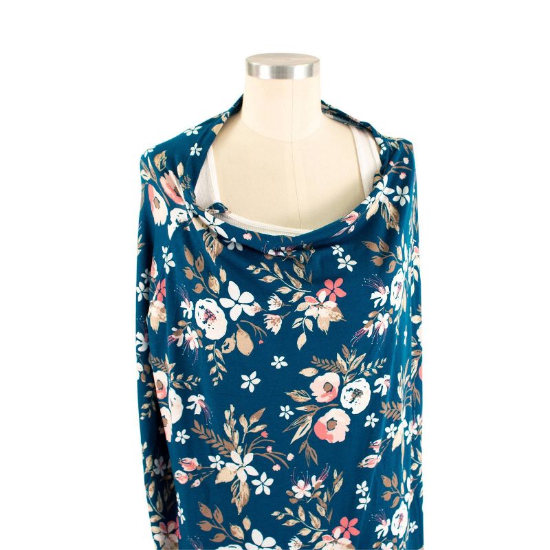 Bebe Au Lait 5-in-1 Nursing Cover - Midnight Floral