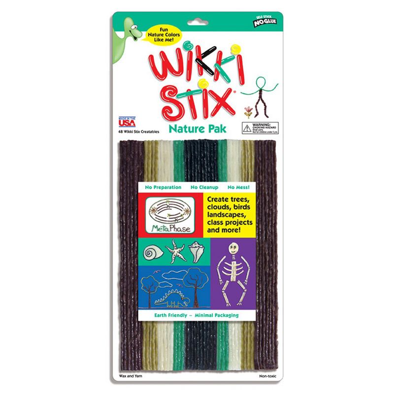 Wikki Stix - Triple Pak - Nature, Primary, Neon - 144 Pieces