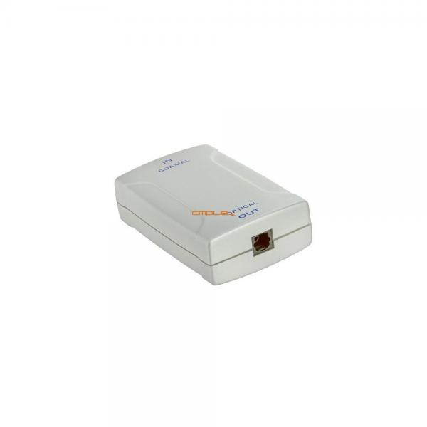 Cmple - Optical Toslink Jack(Output) to Coaxial RCA Jack(Input) Digital Audio Converter