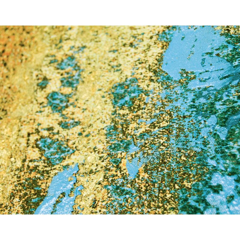 25" x 50" Liquid Gold Embellished Framed Canvas - New View
