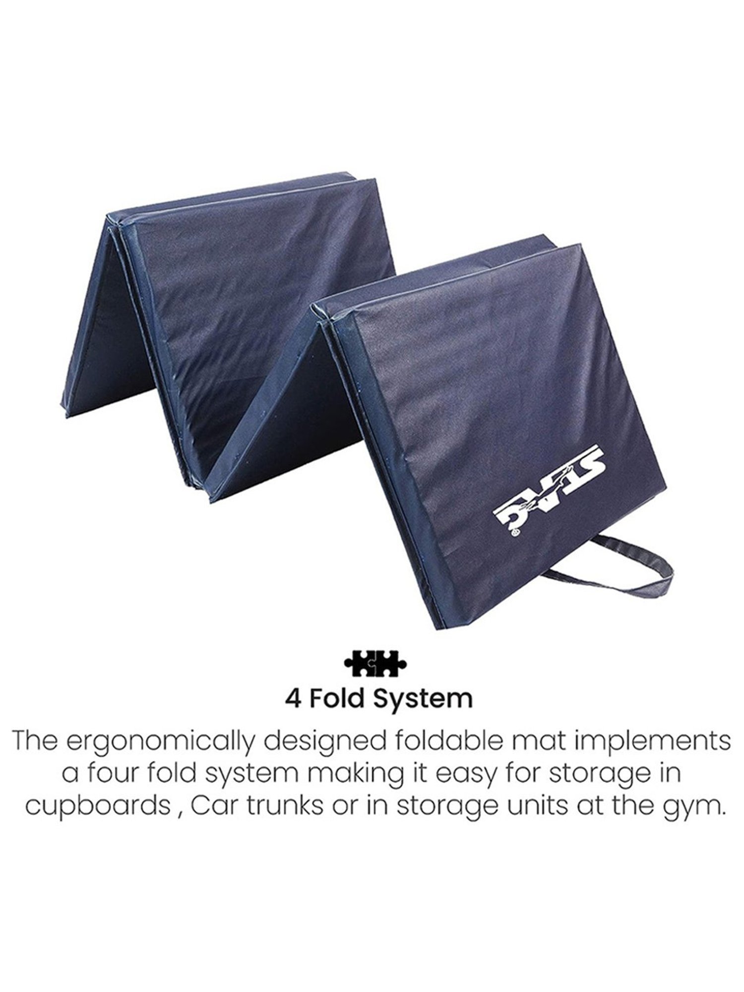 Stag Global Multi-Purpose Fitness Mat (Blue) Size - 180x60