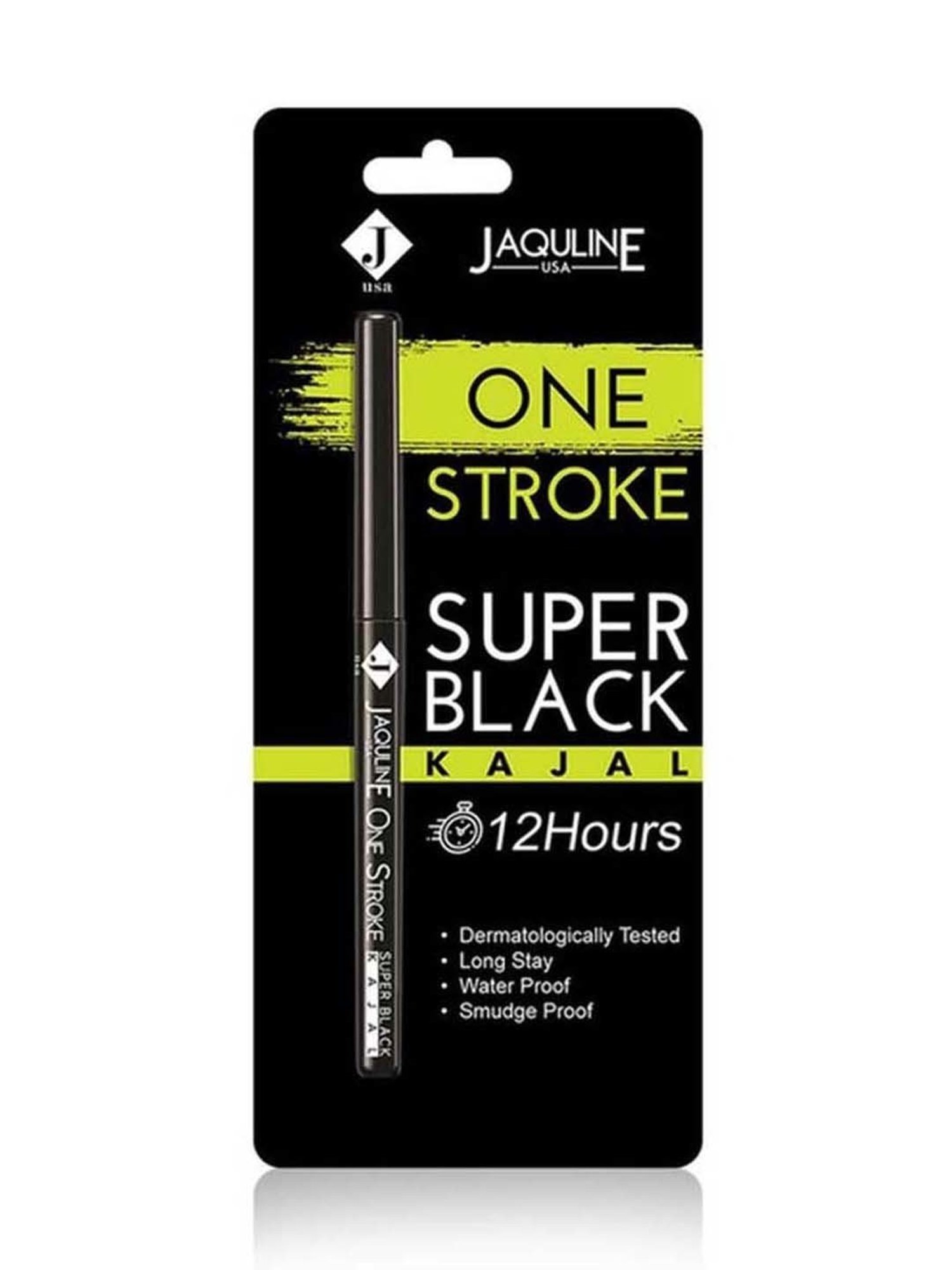 Jaquline USA OneStroke Super Black Kajal - 0.30 gm