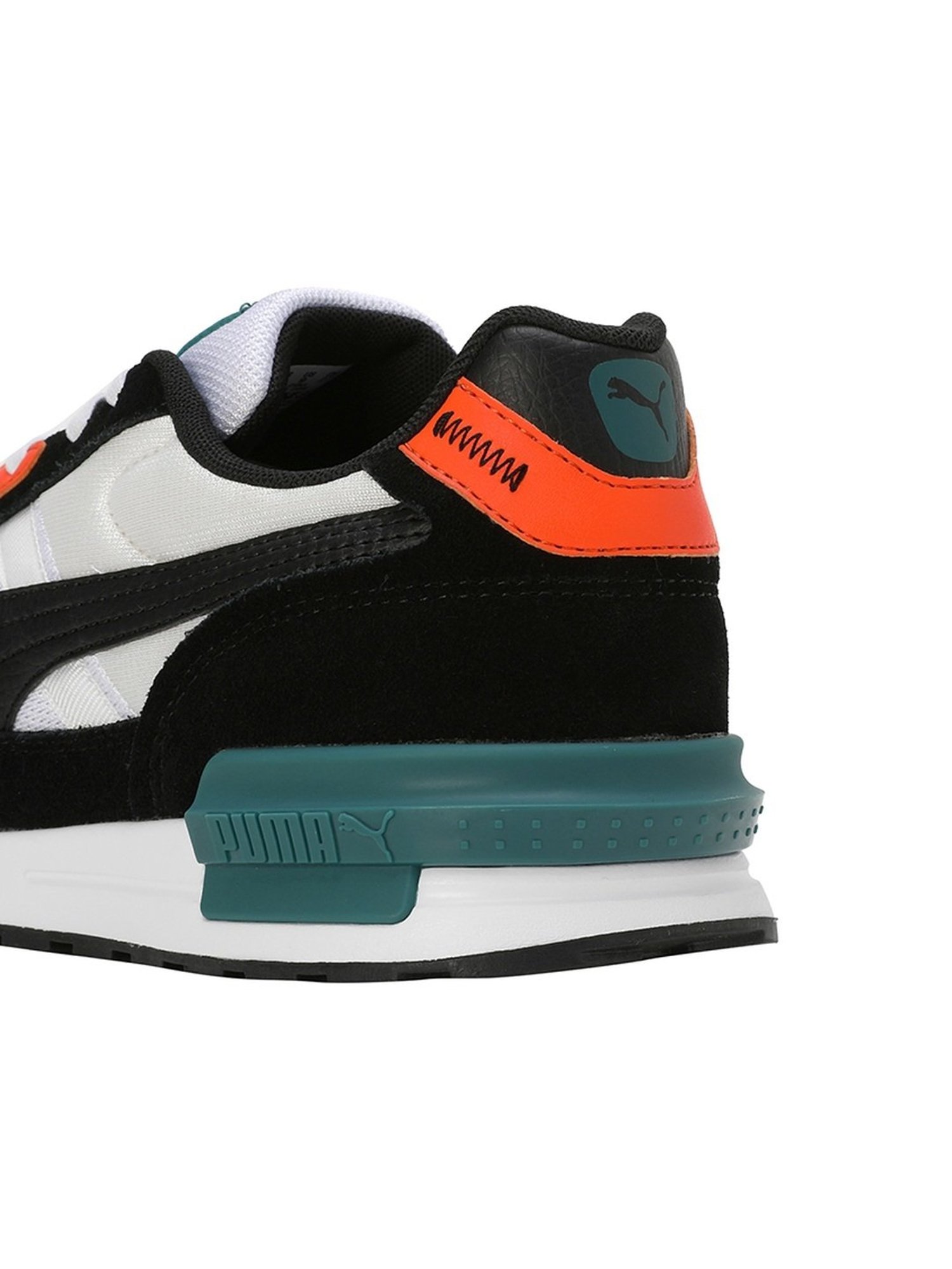 Puma Men's Graviton Pro White & Black Casual Sneakers