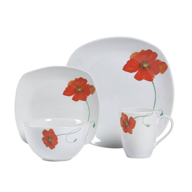 16pc  Porcelain Palermo Dinnerware Set - Tabletops Gallery