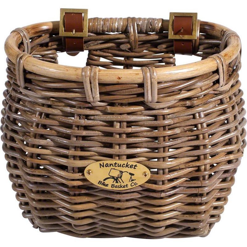 Nantucket Bike Basket Co. Tuckernuck Front Basket: Classic Shape, Natural Dimensions: 11.5 x 9.5 x 9.5&rdquo;