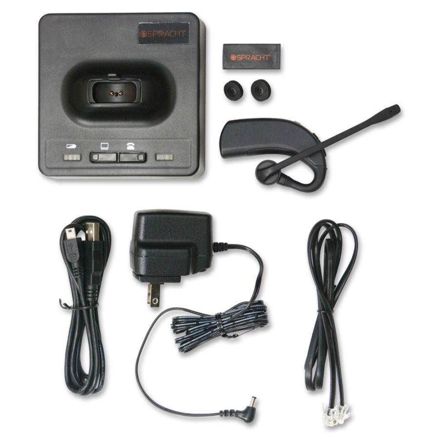 Zum Eco-Set Usb/Dect 6.0 Low Emissions Headset + Base With Up To 500 Ft Of Range