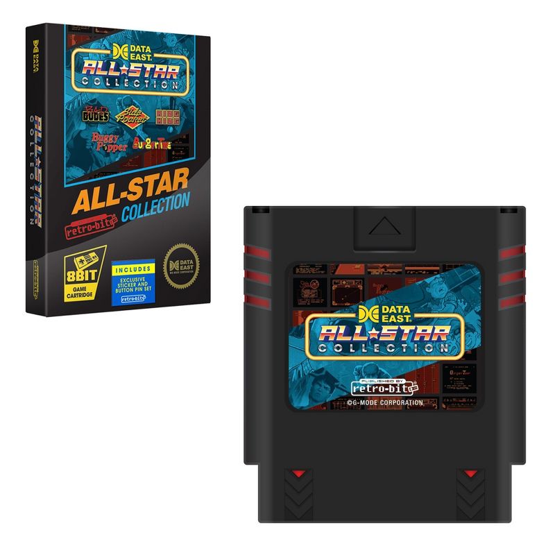 Retro-Bit Data East All Star Collection Multi-Cart Compatible with SNES