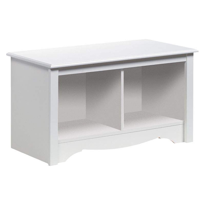 Twin Cubbie Bench White - Prepac