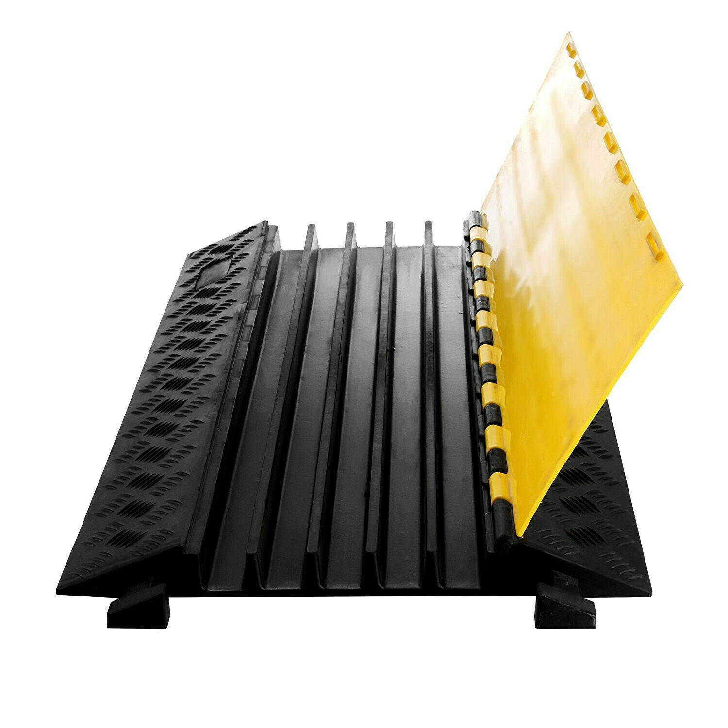 5 channel rubber electrical cable protector ramps wire cover guard warehouse