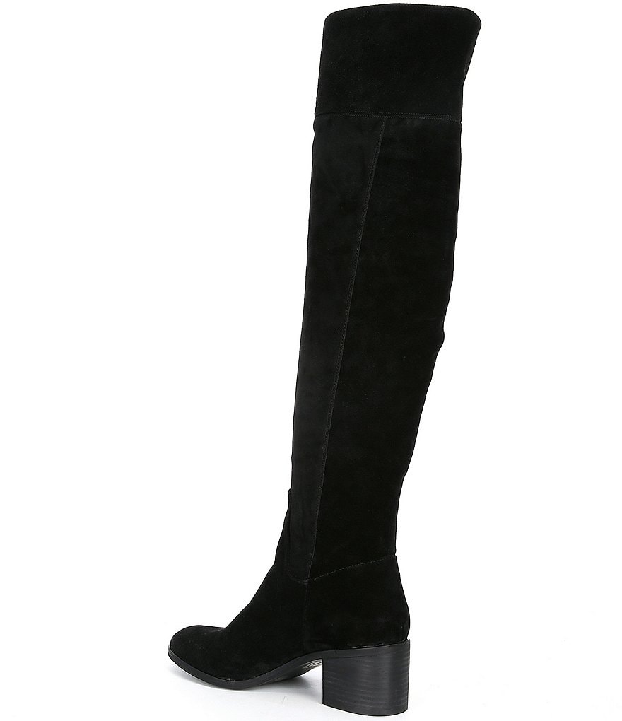 GB Look-Up Suede Wide Calf Over-the-Knee Boots