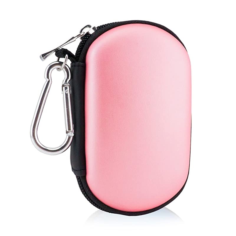 Universial Portable Waterproof Shockproof Electronic Accessories Organizer Holder/USB Flash Drive Case Bag - Pink