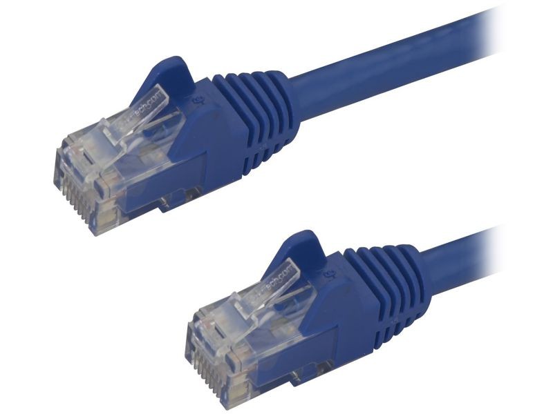 StarTech N6PATCH20BL 20 ft. Blue Cat6 Patch Cable with Snagless RJ45 Connectors - Long Ethernet Cable - 20 ft. Cat 6 UTP Cable
