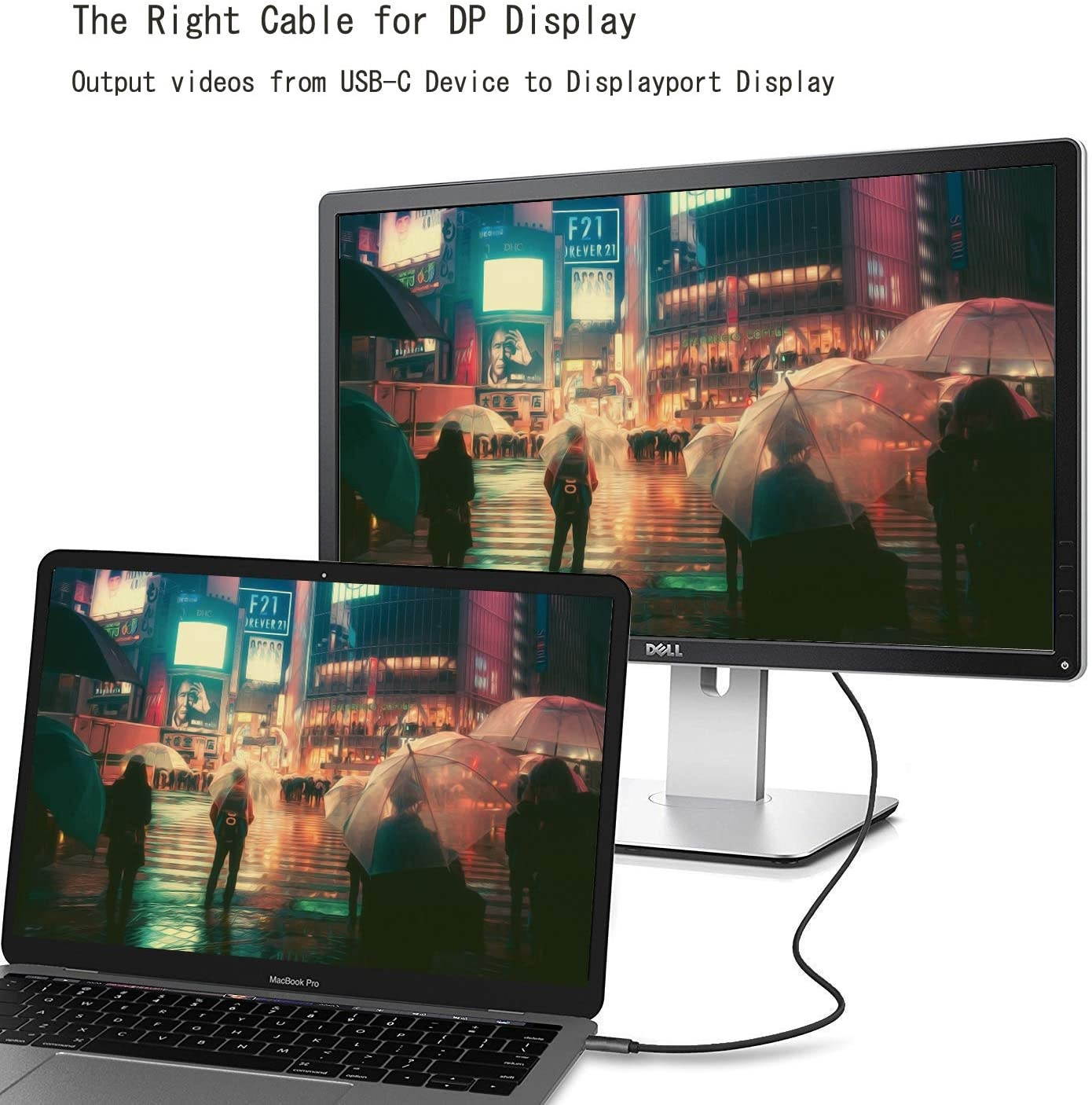 Mini DisplayPort to DisplayPort Cable  4K60Hz Thunderbolt to DisplayPort Cable GoldPlated 10Ft Ultra High Speed Mini DP to DP Cable Compatible MacBook AirPro Surface ProDock Grey