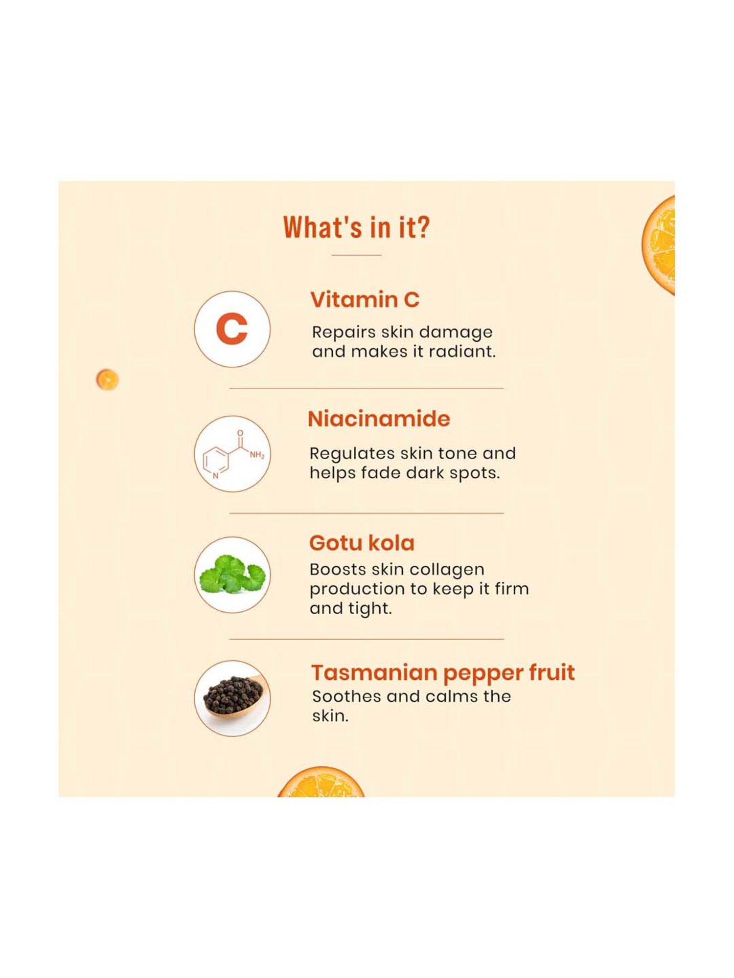 Sirona Vitamin C Face Serum for Skin Damage - 30 ml