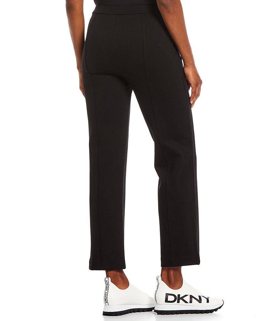 Donna Karan New York Crop Straight Leg Ponte Pull-On Pants