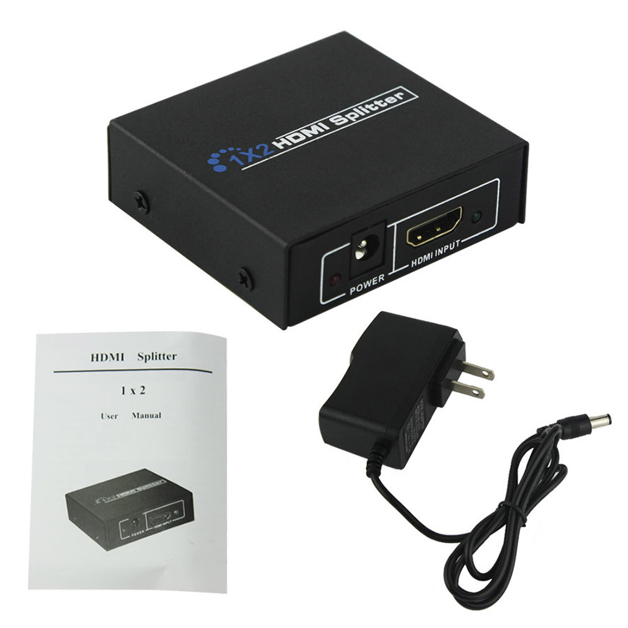 Video Splitter HDMI Splitter AY04 HDE HDMI Splitter Amplifier 1 In to 2 Out