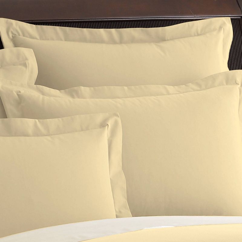 2pk King Tailored Poplin Sham Butter - Fresh Ideas
