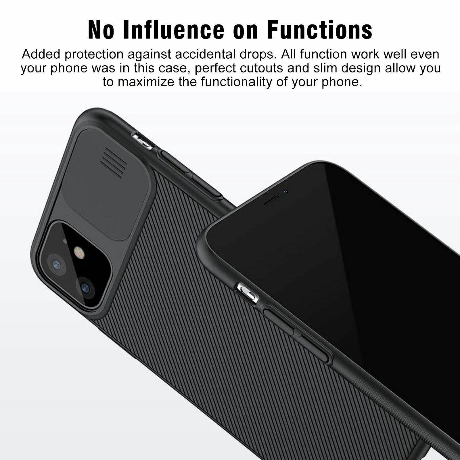 Nillkin Camera Protection Slide Case For iPhone 11 Pro Max Ultra Thin Back Cover
