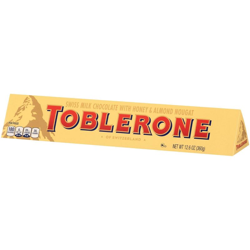 TOBLERONE Swiss Milk Chocolate Candy Bar - 12.6oz