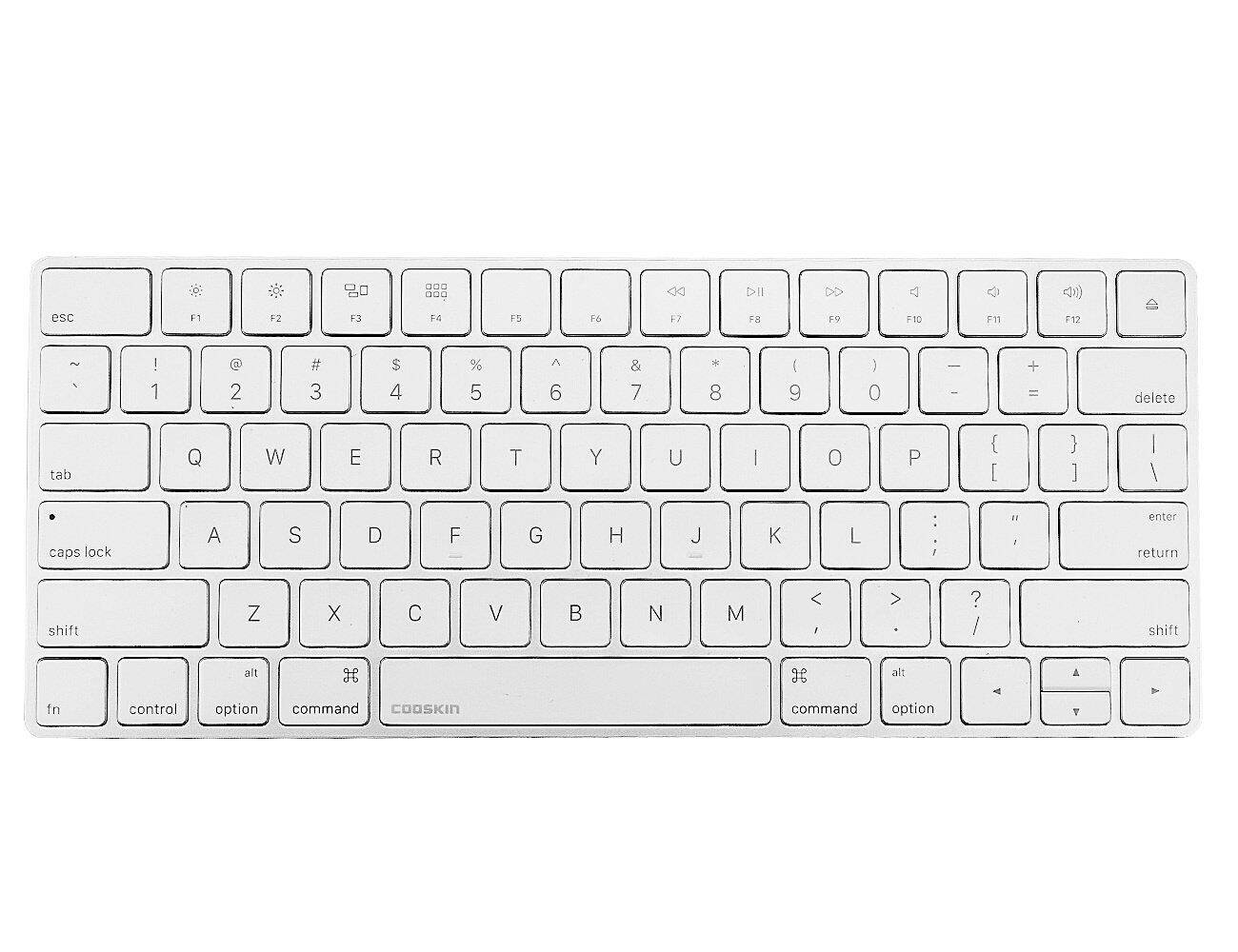 COOSKIN Keyboard Cover Skin for Apple Wireless Magic Keyboard Ultra Thin Clear Soft TPU Type Protector, 2015 New US Version (MLA22LL/A)