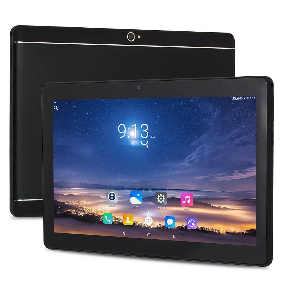 Mini Tablet 10.1 Inch GPS 1920*1200  1.6GHz 10.1 Inch 5-7 hours Tablet Black TABLET-108-B