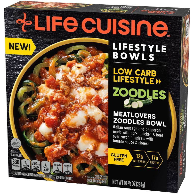 Life Cuisine Frozen Low Carb Meatlovers Zoodles - 10oz
