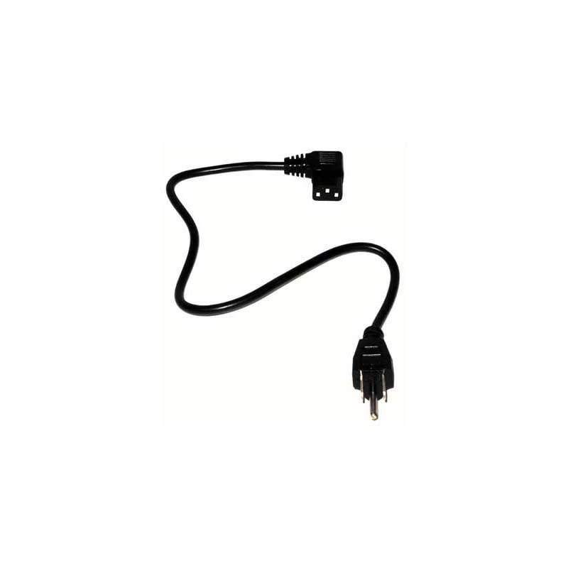 PWC-141R Right Angle IEC C13 to NEMA 5-15P, 1 Feet