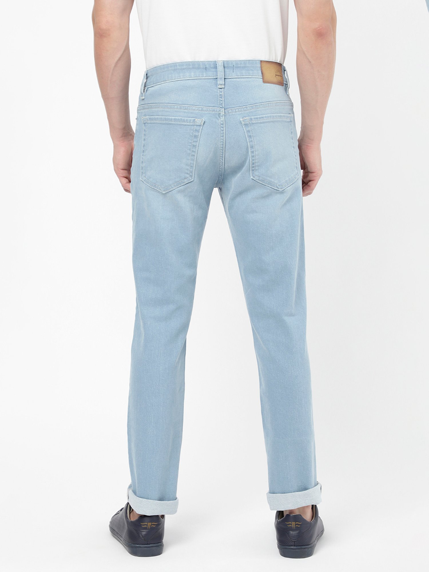 Passion Light Blue Comfort Fit Lightly Washed Jeans