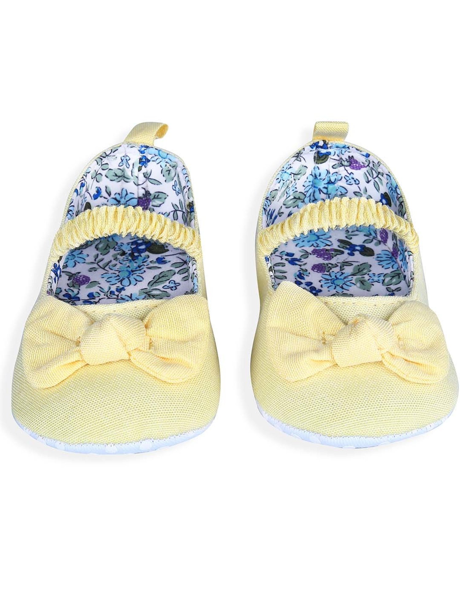 Baby Moo Kids Yellow & Blue Mary Jane Shoes