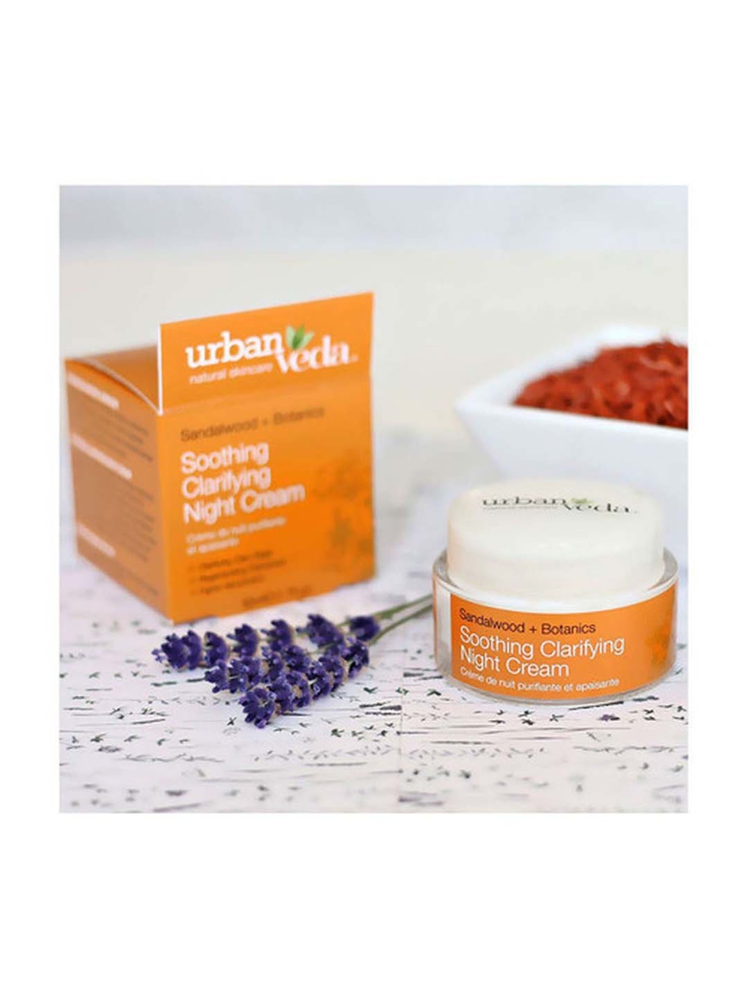 Urban Veda Soothing Sandalwood Clarifying Night Cream - 50 ml