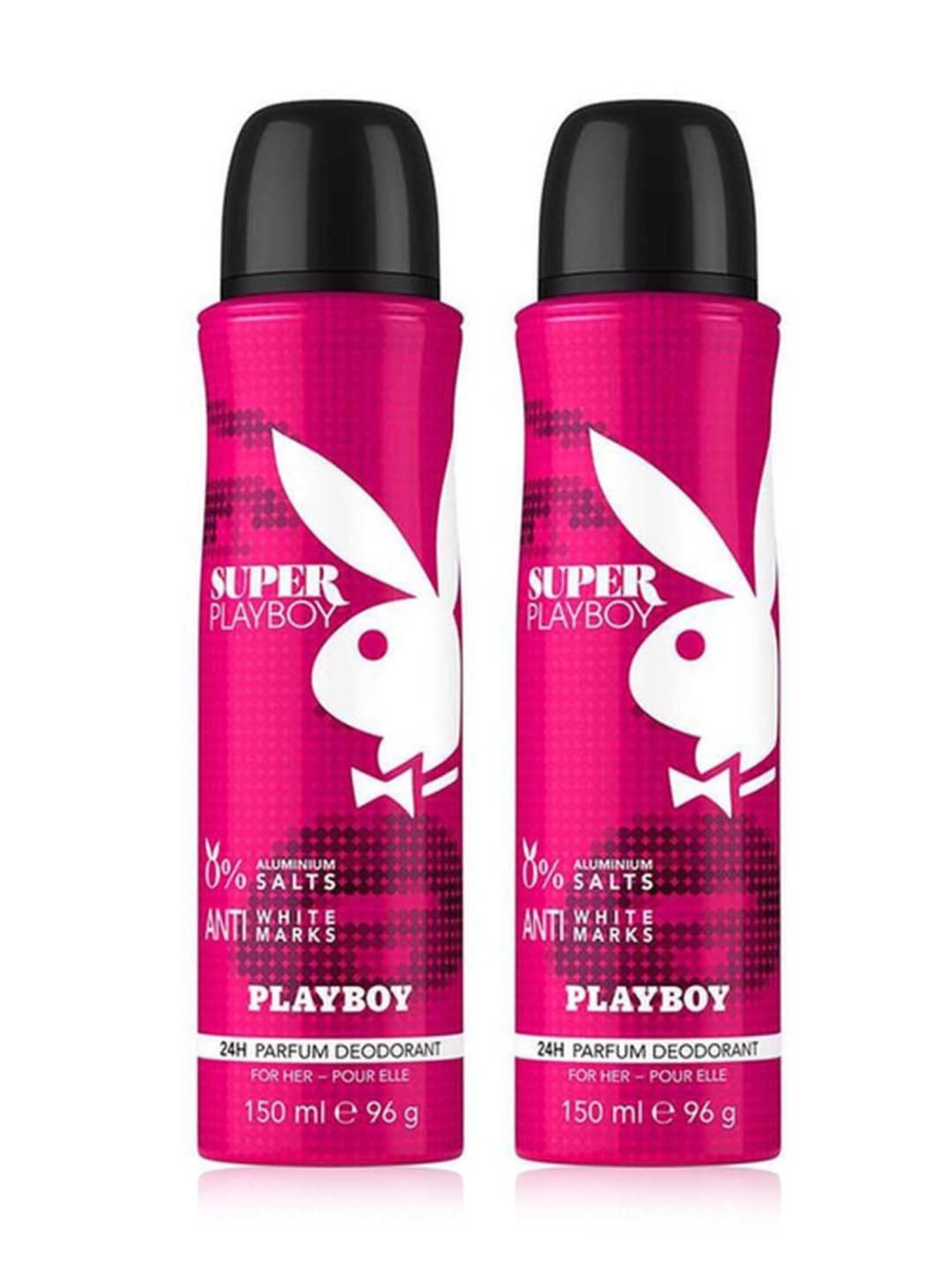 Playboy Super Women Deodorant Spray (Pack of 2)