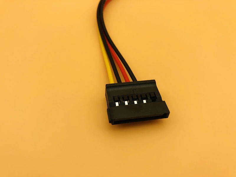 5PCS IDE to Serial ATA SATA HDD Hard Drive Power Adapter Cable Cord 15Pin SATA to 4Pin IDE Power SATA Power Cable for BTC Mining