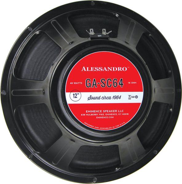 Eminence GASC6416 12"spkr/40w/1.75"vc/16ohms