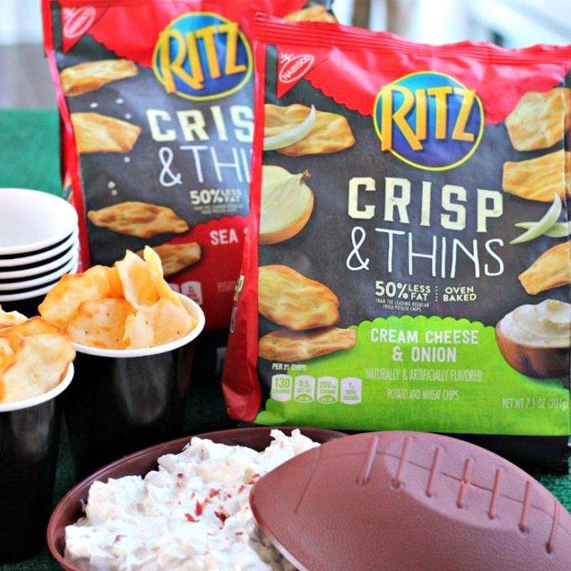 Ritz Crisp & Thins Sea Salt Potato And Wheat Chips - 7.1oz