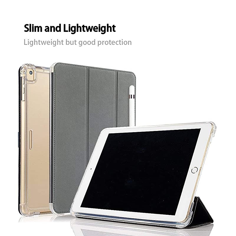 for iPad Pro 10.5 Case with Screen Protector, Protective Heavy Duty Rugged Shockproof Armor with Pencil Holder for Apple iPad Pro 10.5 Cover 2017 with Tempered Glass Screen Protector, Champagne