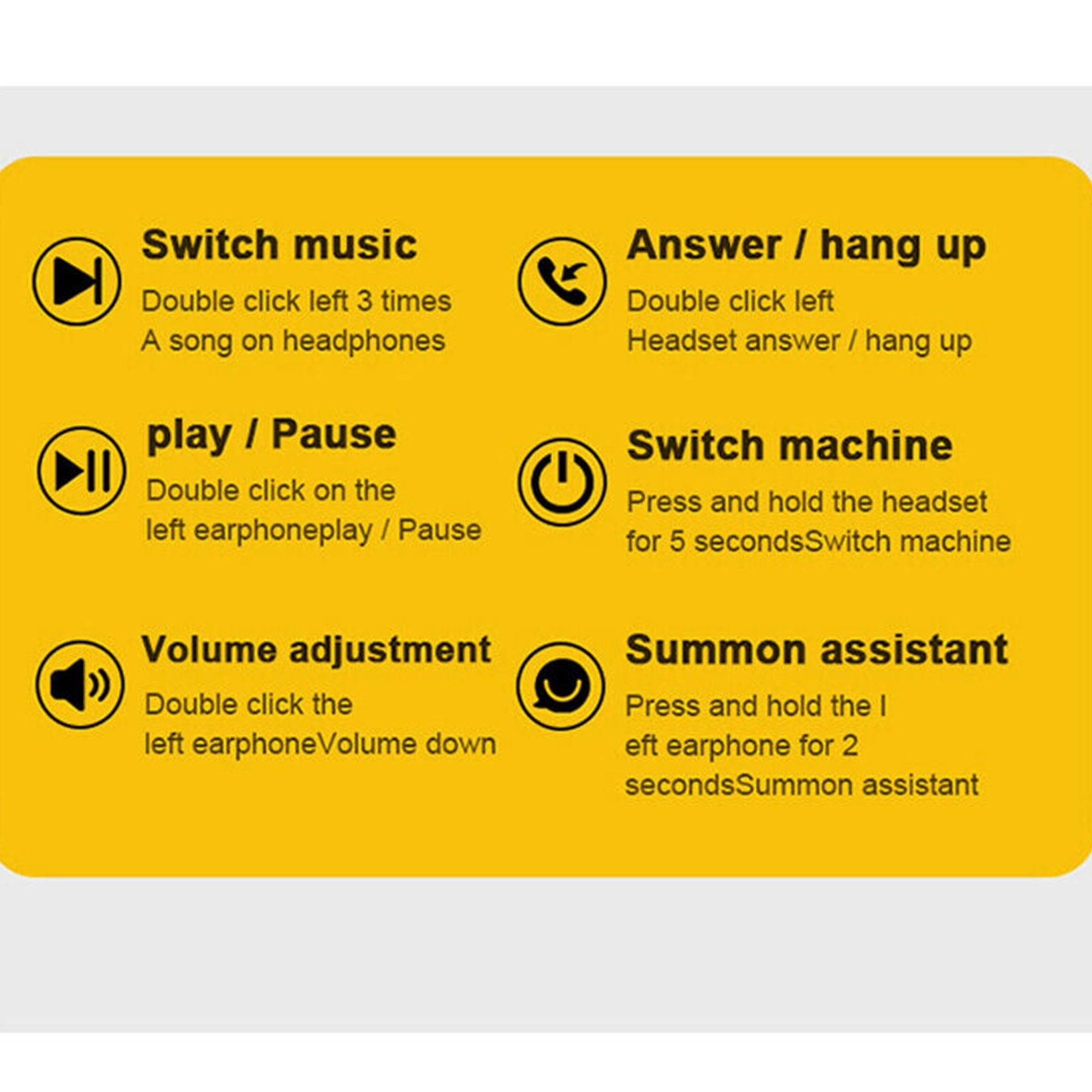 Universal Wireless Bluetooth 5.0 Earphones Headphones Mini Earbuds Headsets