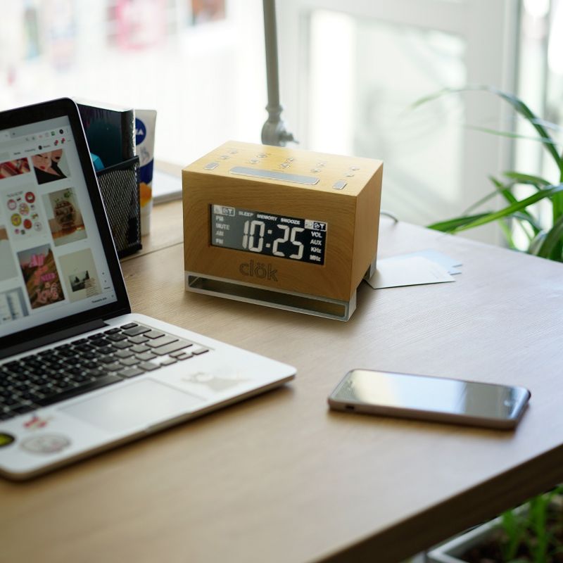 iHome Qi Charging Bluetooth Alarm Clock