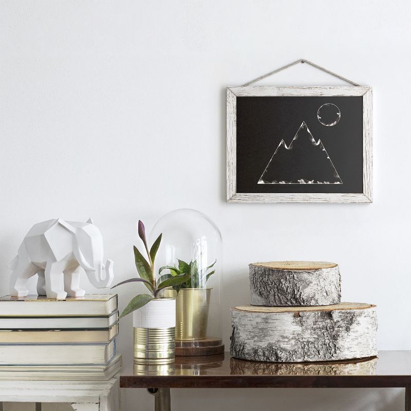 Arteza Black Rustic Chalkboards with White Frame, 9.5" x 12" - Pack of 5 (ARTZ-8912)